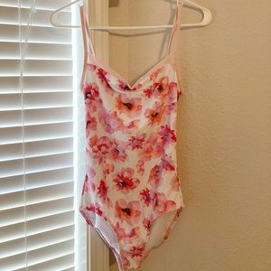 Womens leotard | floral | size Medium |
